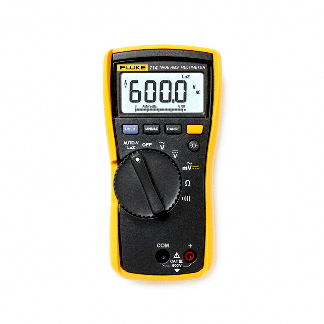 Fluke Electrical Digital Multimeter, True RMS, 6000 Count