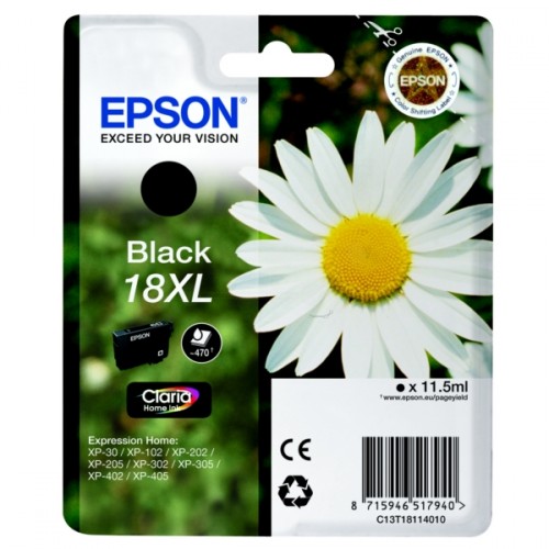 Epson T1811 18XL Black Ink Cartridge