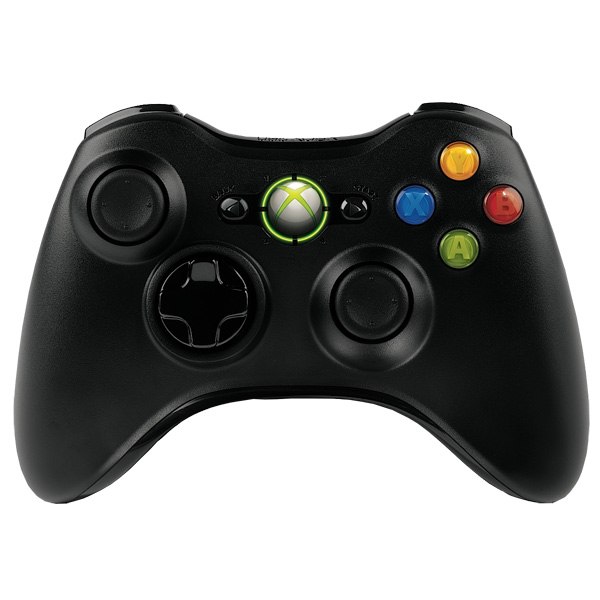 Microsoft Xbox 360 Black Wireless Controller