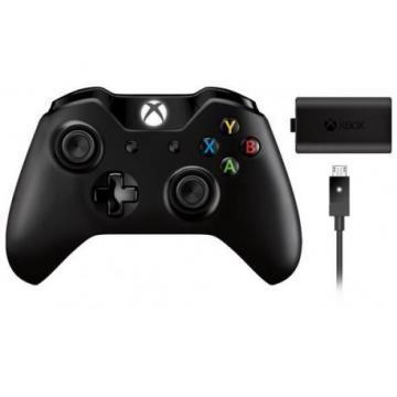 Microsoft Xbox One Wireless Controller with Play and Charge Kit
