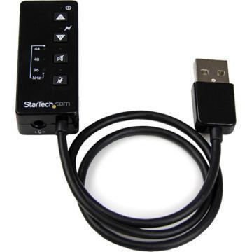 Startech External USB Sound Card with S/PDIF Digital Audio