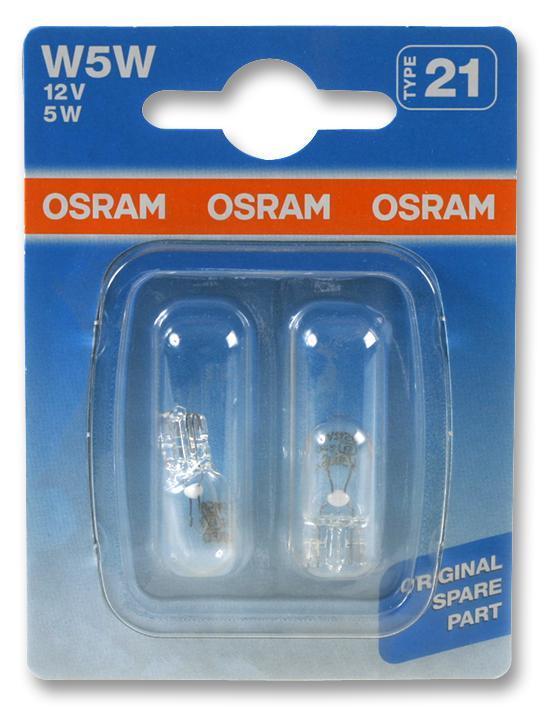 OSRAM W5W 501 12V 5W W2.1X9.5D Lamp