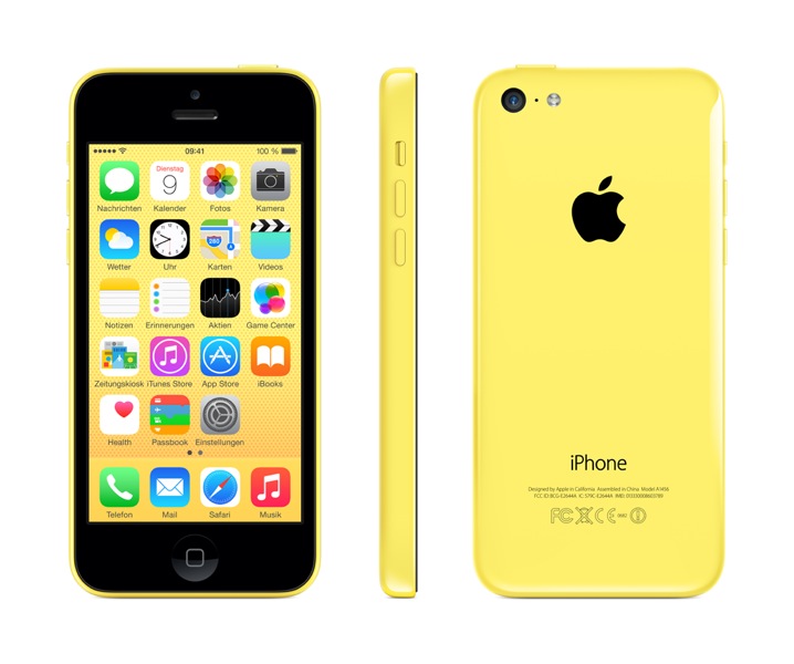 Apple 8GB Yellow iPhone 5C Mobile Phone