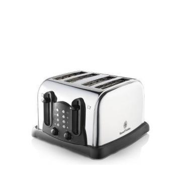 Russell Hobbs 4 Slice Wide Slot Stainless Steel Toaster