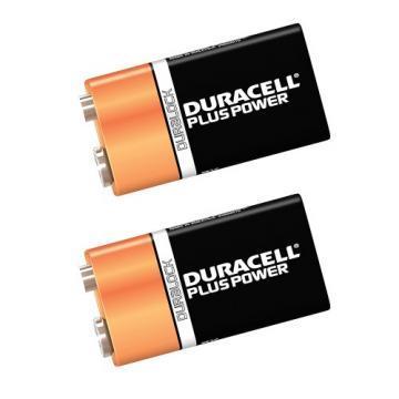 Duracell Plus Power with Duralock, Pack of 2, Alkaline, 9 V, PP3