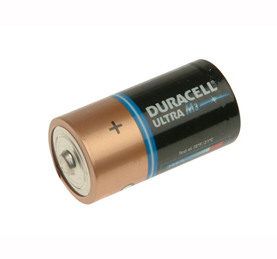 Duracell Ultra Power With Duralock, Pack of 2, Alkaline, 1.5 V, C