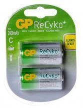 GP ReCyKo, Pack of 2, 2600 mAh, 1.2 V, C Rechargeable Battery