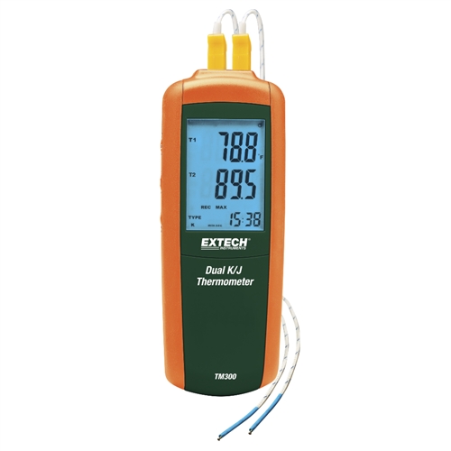 Extech Instruments TM300 2-Channel Digital Thermometer