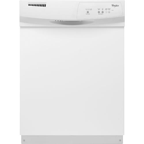 Whirlpool WDF110PABW 24" Built-In Dishwasher White 3 Cycle