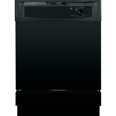 GE GSD2100VBB 24" Built-In Dishwasher Black 5 Cycle