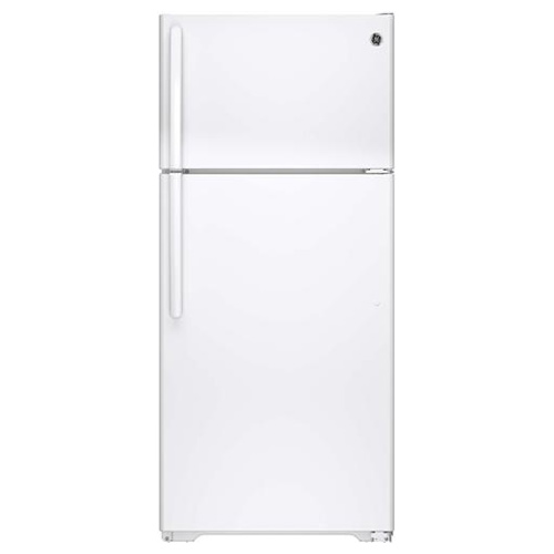 GE GTE16DTHWW 15.5 Cubic Feet Top-Mount Refrigerator White