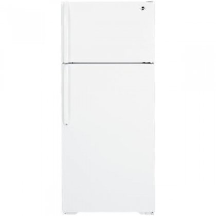 GE GTH18GCDWW 18.1Cu Ft Refrigerator Icemaker RH White 28"