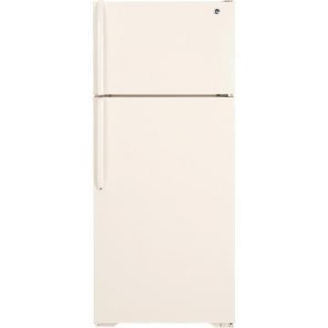 GE GTH18GCDCC 18.1 Cu Foot Refrigerator Icemaker Right Hand Bisque 28"