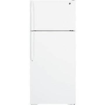 GE GTH18GBDWW 18.1Cu Ft Refrigerator RH White 28"
