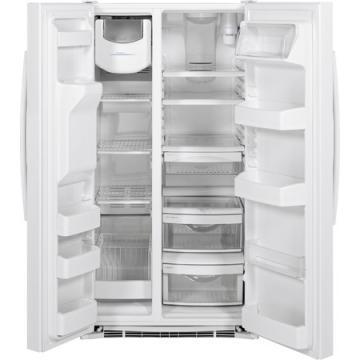 GE GSE26GGEWW 25.9 Cubic Feet Side-By-Side Refrigerator