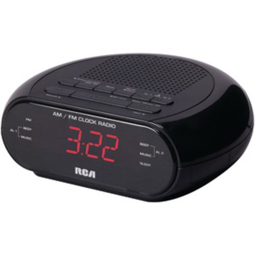 RCA Compact AM/FM Clock Radio