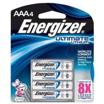 Energizer AAA Lithium Battery 4 Per Package