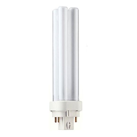 Philips Compact Fluorescent Bulb 14W Quad 3500K 4-Pin Base