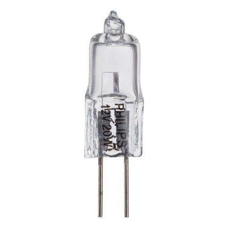 Philips Halogen Bulb 20W T3 G4 Base Clear