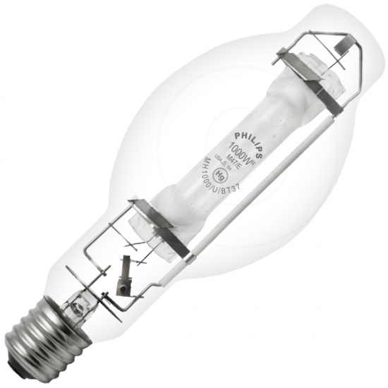 Philips Metal Halide Bulb 1000W Mogul Base Clear BT37