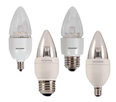 Sylvania LED Bulb 6W B13 40W Equivalent 2700K Dimmable 6pk