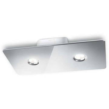 Philips Tabla 2-Light Ceiling Lamp In Glossy White Finish