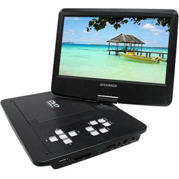 Sylvania SDVD1032 10.1” Portable DVD Player, Swivel Screen