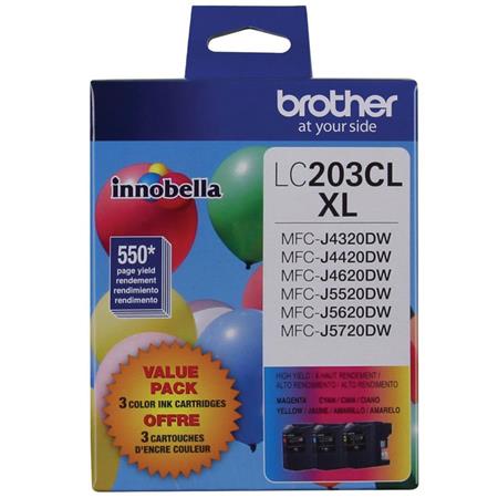 Brother Innobella LC2033PKS Tri-Pack Ink Cartridge