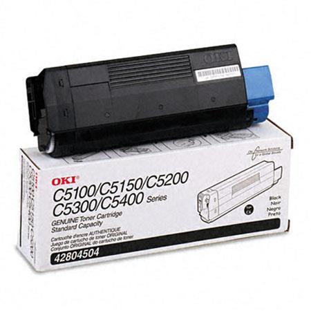 Oki Type C6 Black Toner Cartridge