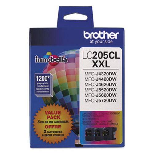 Brother LC2053PKS 3-Pack Innobella XXL Color Ink Cartridges