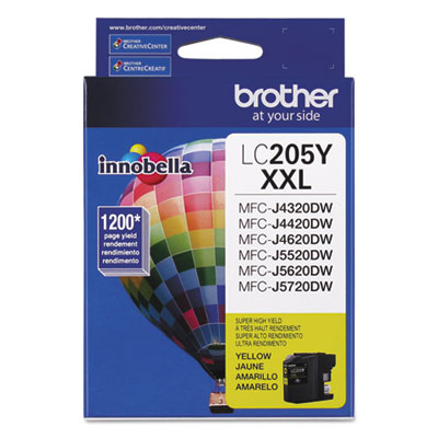 Brother LC205Y Innobella XXL Yellow Ink Cartridge