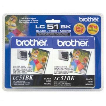 Brother LC512PKS 2-Pack Black Ink Cartridges