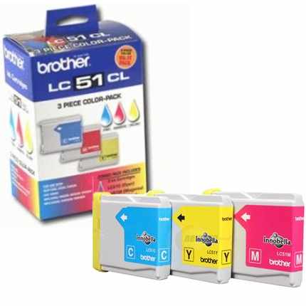 Brother LC513PKS 3-Pack Color Ink Cartridges