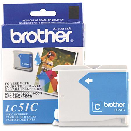 Brother LC51C Cyan Ink Cartridges