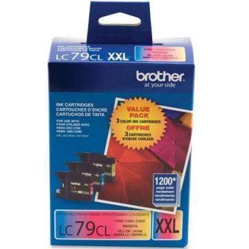 Brother LC793PKS 3-Pack Innobella XXL Color Ink Cartridges