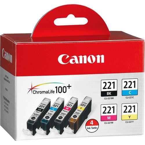 Canon CLI-221 4 Color Pack