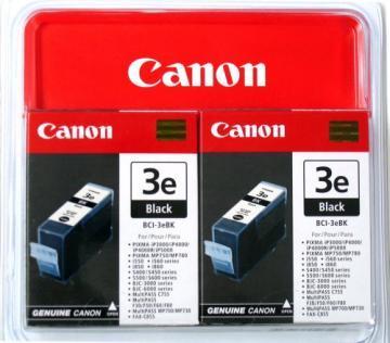 Canon BCI-3eBK Black Ink Cartridges 2-Pack