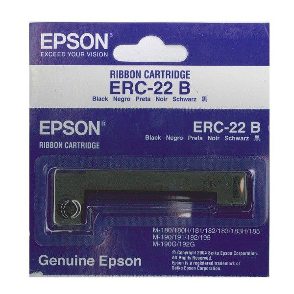 Epson ERC-22 Black Ribbon Cartridge