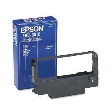 Epson ERC-38BR Black Red Fabric Ribbon