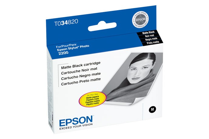 Epson 34 Matte Black Ink Cartridge