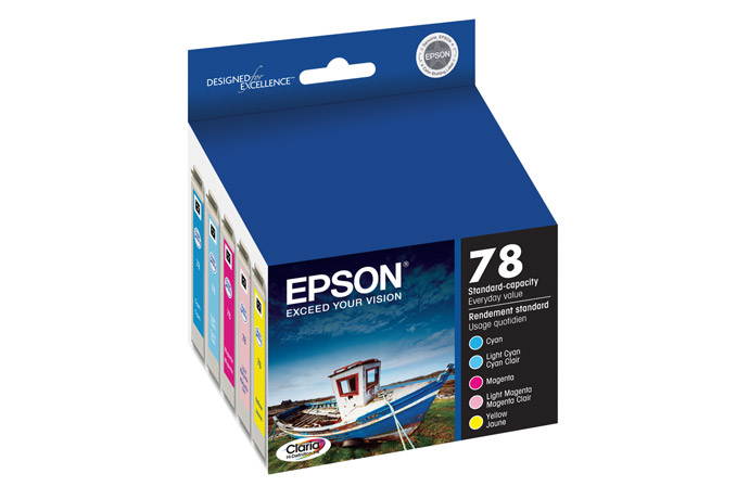 Epson 78 Color C/M/Y/LC/LM Ink Cartridges 5-Pack