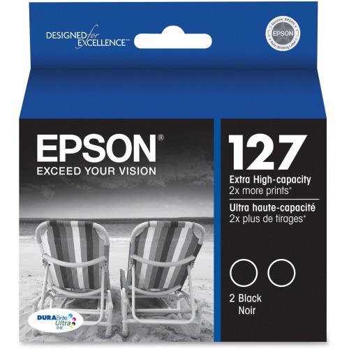 Epson 127 Black Ink Cartridge 2-Pack