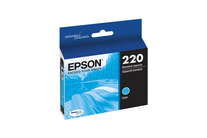 Epson DURABrite Ultra 220 Cyan Ink Cartridge