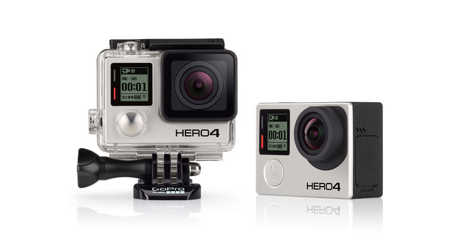 GoPro Hero4 Action Camera, Black or Silver