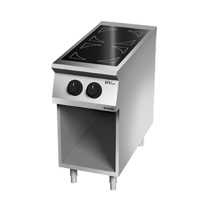 Giga EM Line 9 EM92PCV Ceramic-glass boiling unit on open cabinet