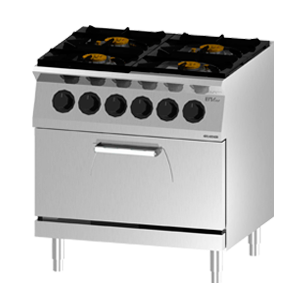 Giga EM Line 7 EM74CHE Gas boiling unit with 1/1 static electric oven