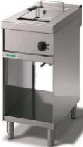 Giga Emme 7 M7F4E Electric fryer on open cabinet
