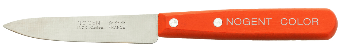 Nogent Orange Color Paring knife sharpened blade 9cm