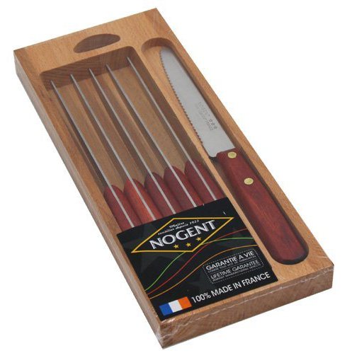 Nogent Gift box 6 Table Knives Classic Stained wood