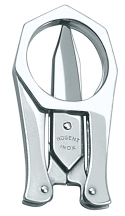 Nogent Folding scissors - Red leather holster
